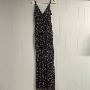 Speckled pattern jumpsuit